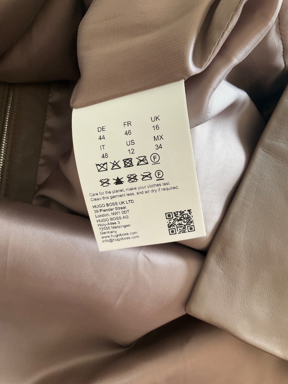 BOSS  Setora Lambskin Leather Pencil Skirt - Picture 10 of 11